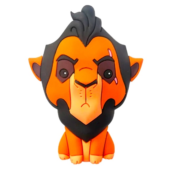 Disney- Villains The Lion King Scar 3D Foam Magnet - Picture 1 of 2